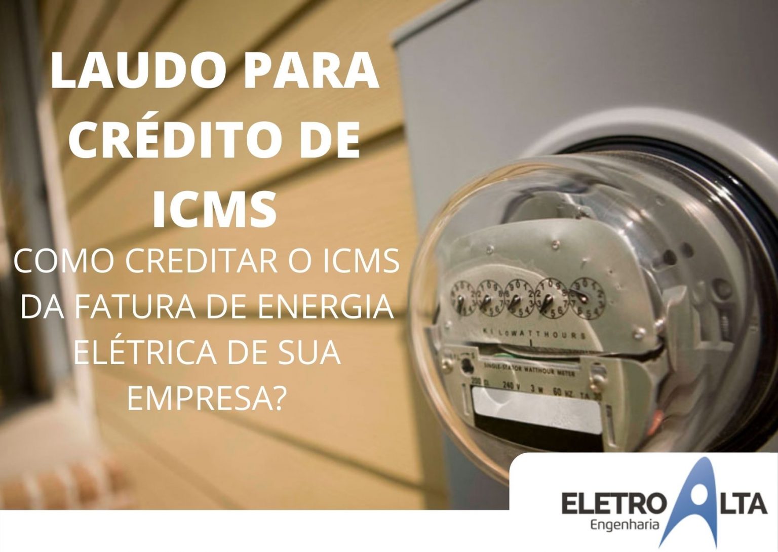 Cr Dito De Icms Eletroalta Engenharia