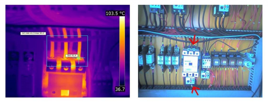 Exemplo De Como Extrair Arquivos De Termografia Em Painel Eletrico
