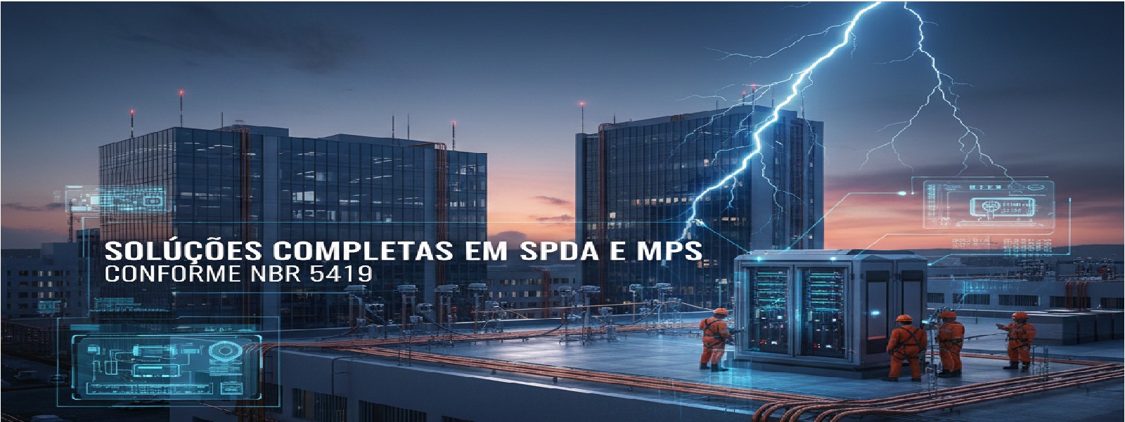 SPDA conforme NBR 5419 – projeto, inspeção e adequação técnica de proteção contra descargas atmosféricas