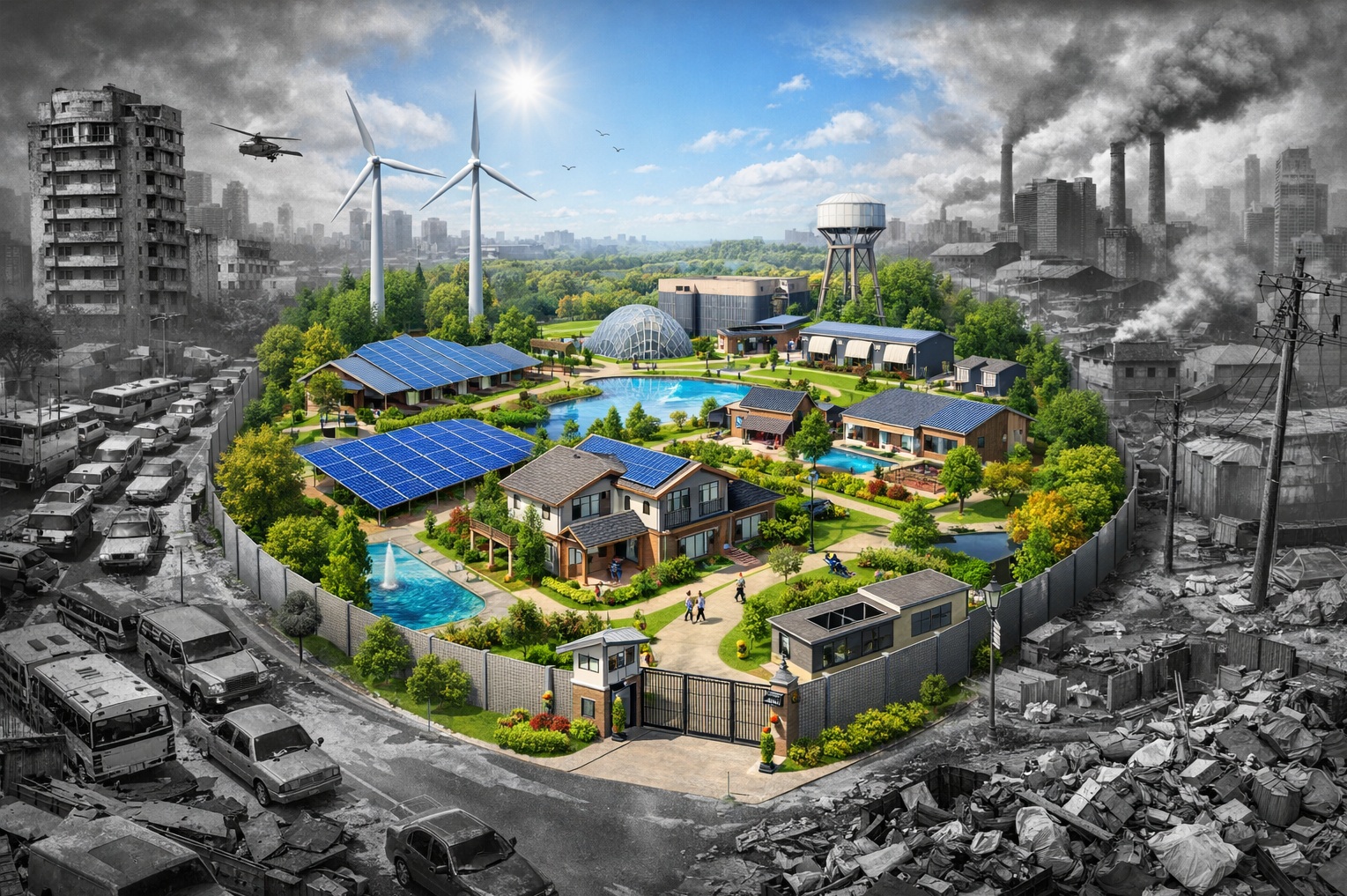 Condomínios Autônomos: Engenharia de Infraestrutura para Empreendimentos Energética e Hidricamente Independentes