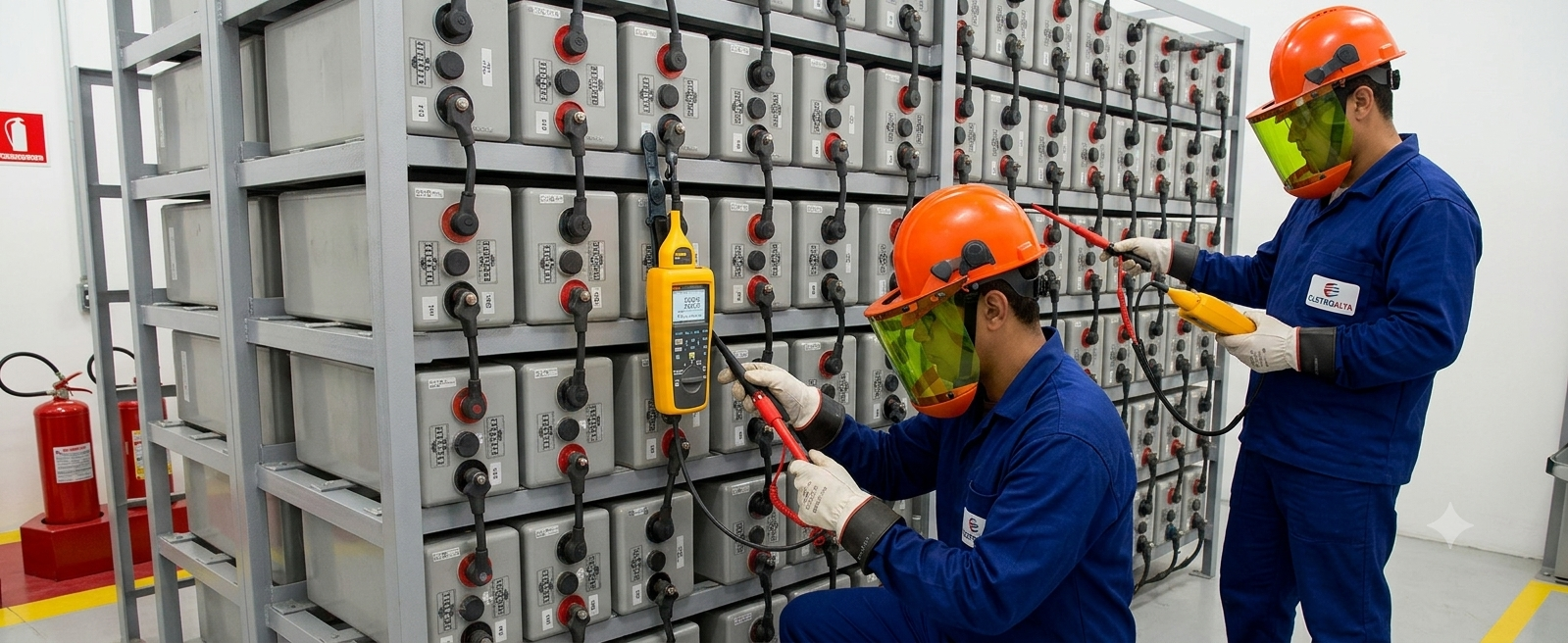 Manutenção Preventiva de Bancos de Baterias Industriais
