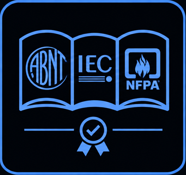BASE NORMATIVA OFICIAIS
ABNT · IEC · NFPA 